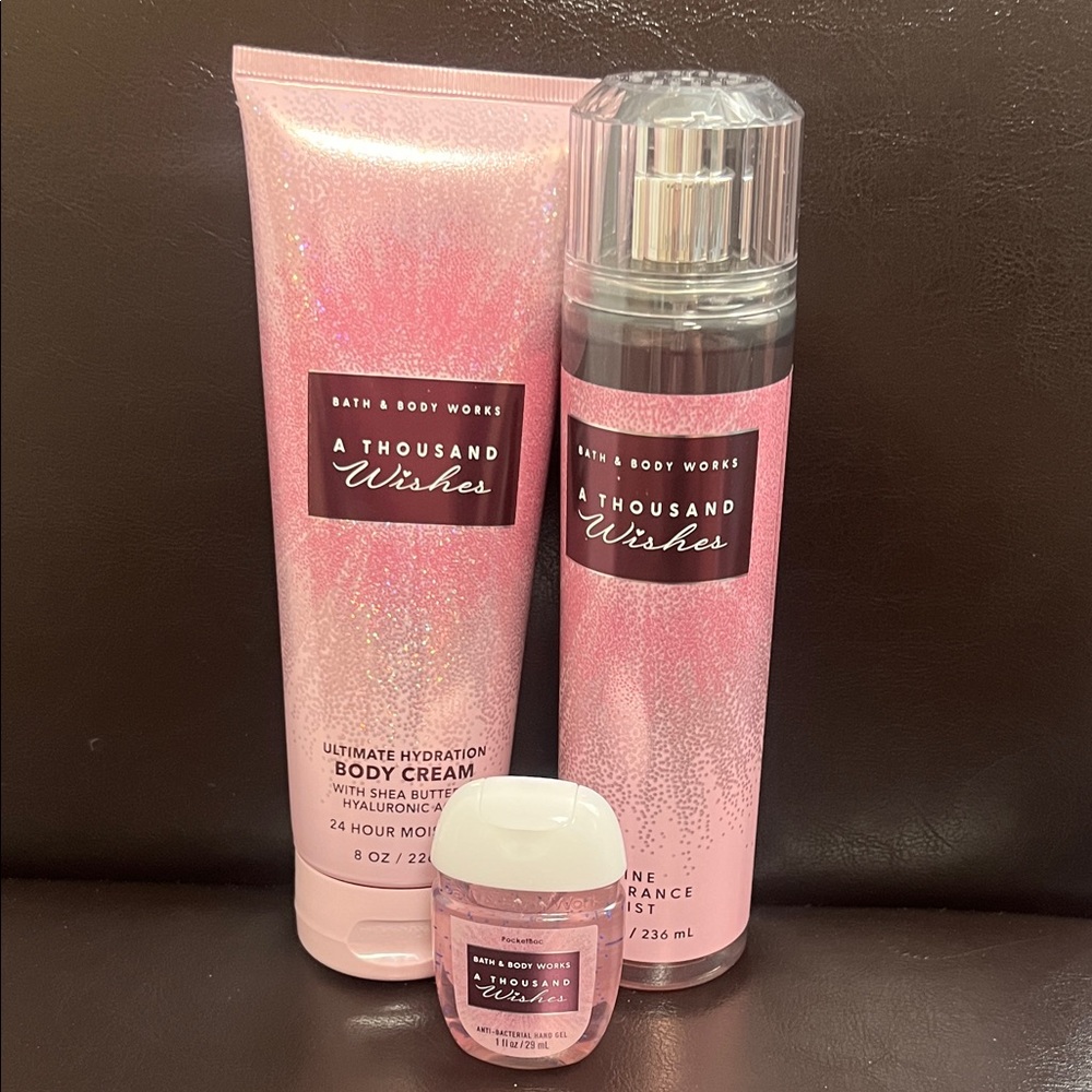 Bath and Body Works A Thousand Wishes Body Care Set
